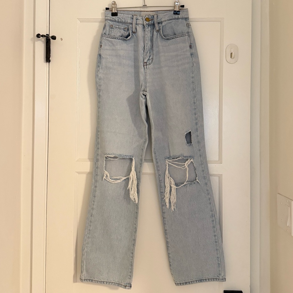 Triarchy Light Blue Distressed Women's Jeans